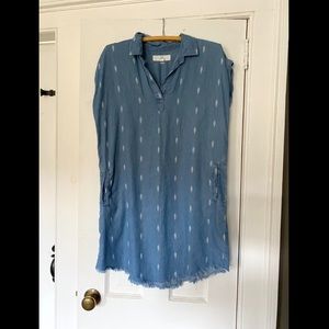 Thread Supply Mini Dress, Size Small, Eucalyptus Tencel, Soft, Breathable